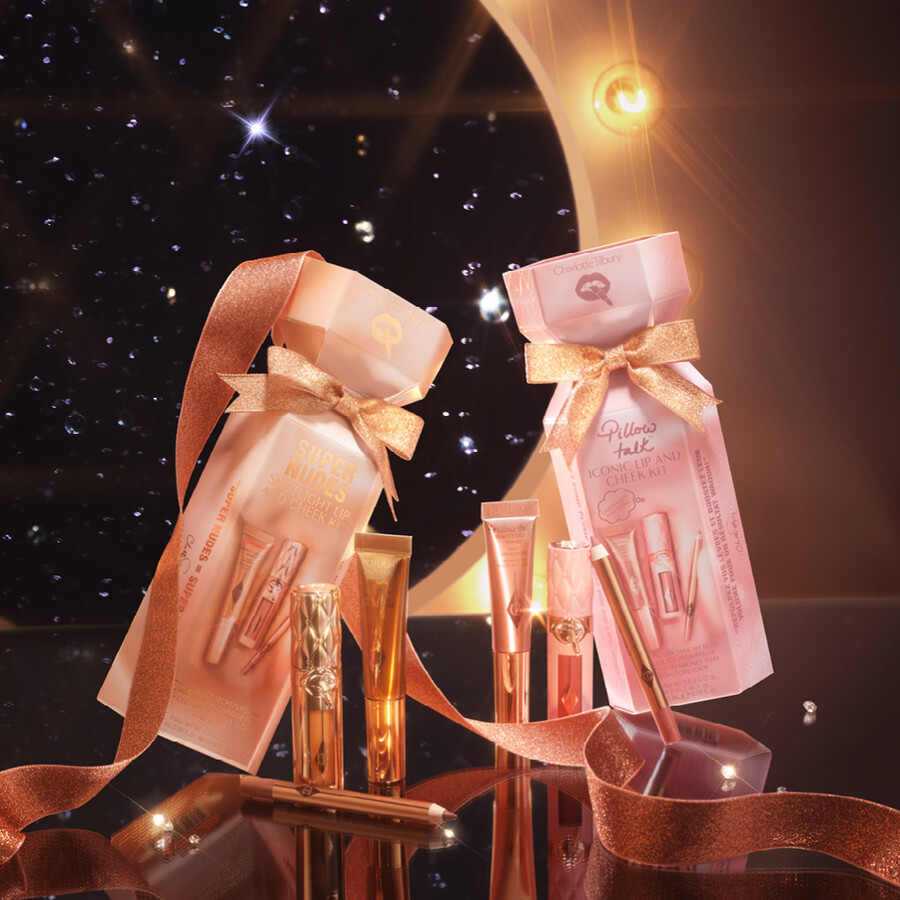 super nudes spotlight lip and cheek kit