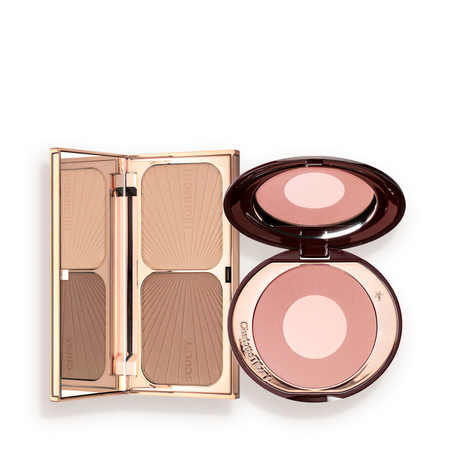 bronzed blushing beauty kit