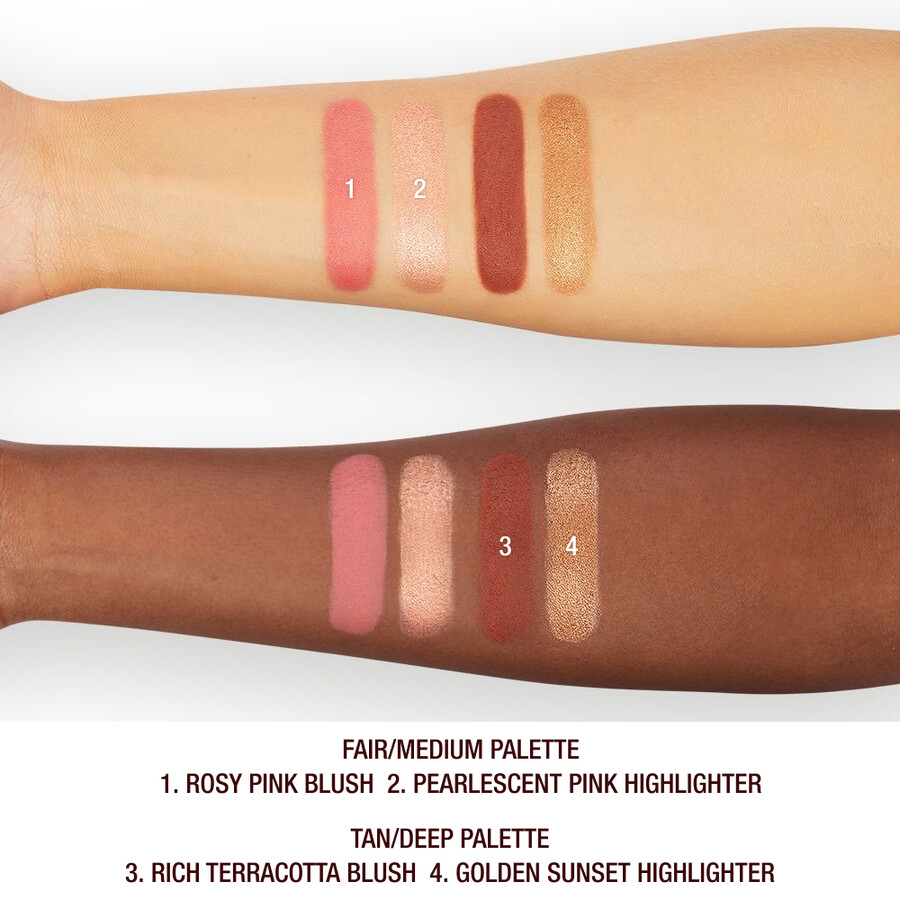 hollywood blush glow glide palette