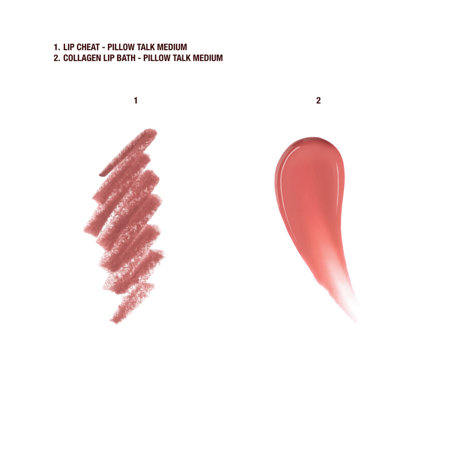 pillow talk mini glossy lips duo