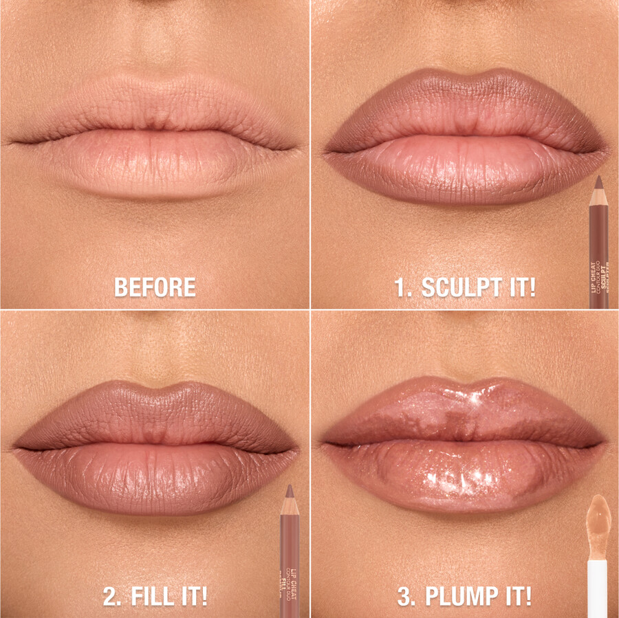 super nudes sculpt fill plump lip kit