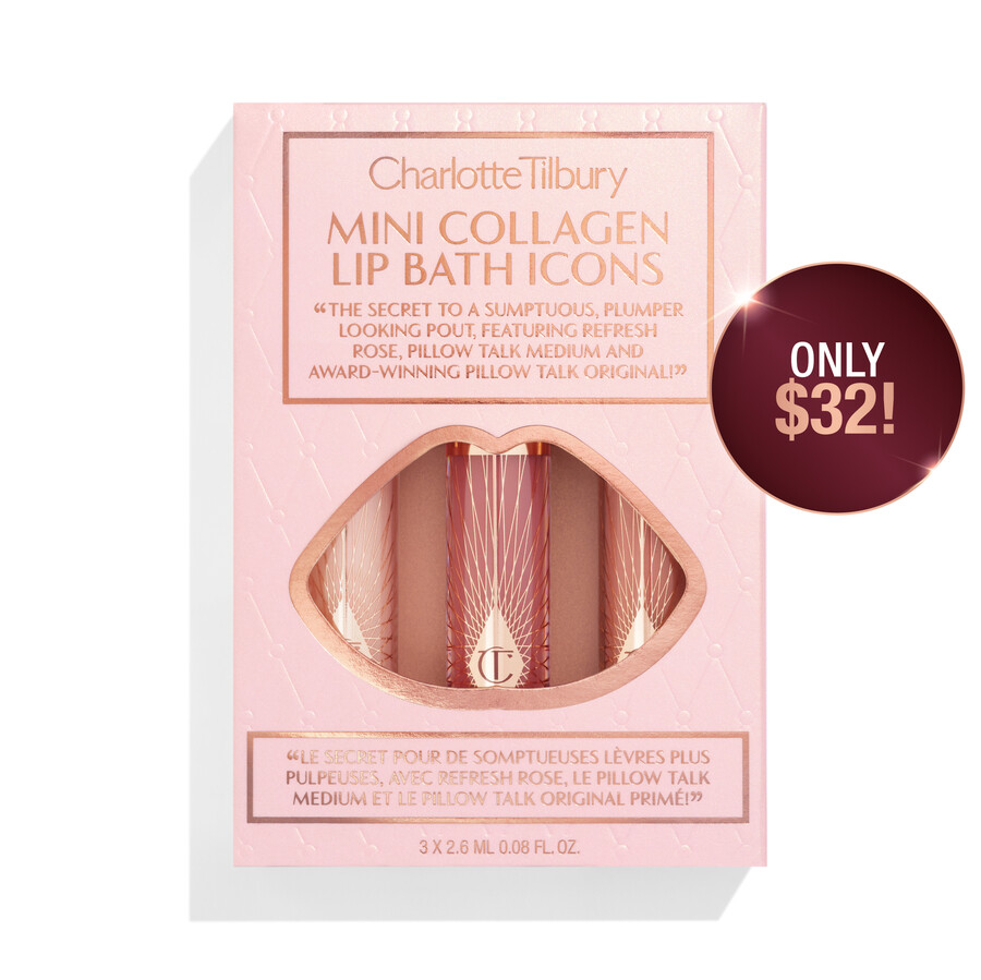 mini collagen lip bath icons