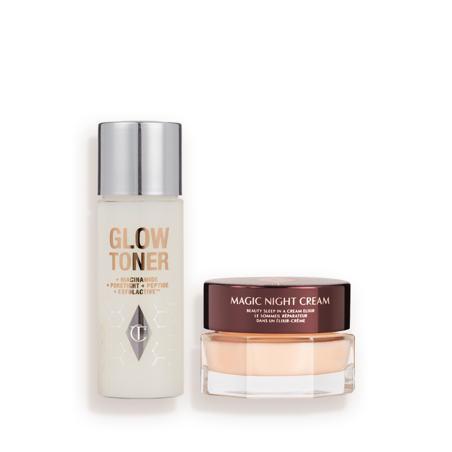 charlottes night-time glowing skin duo